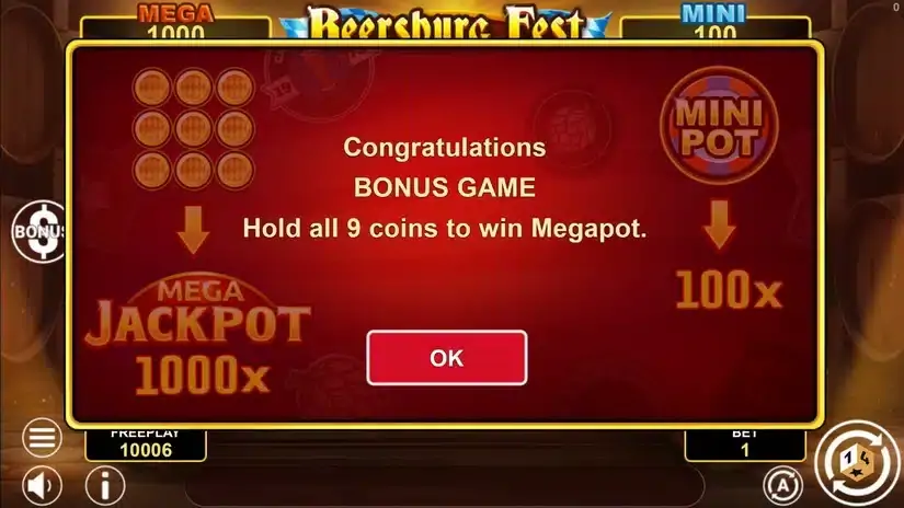 Beersburg Fest Hold And Win slot screenshot 3