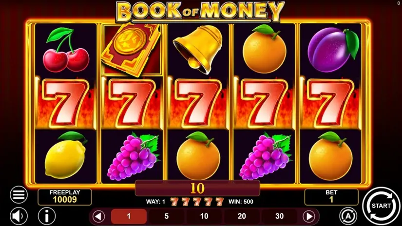 Book Of Money slot screenshot 2