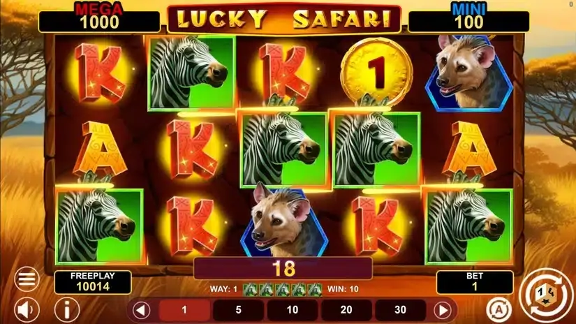 Lucky Safari Hold And Win slot screenshot 3