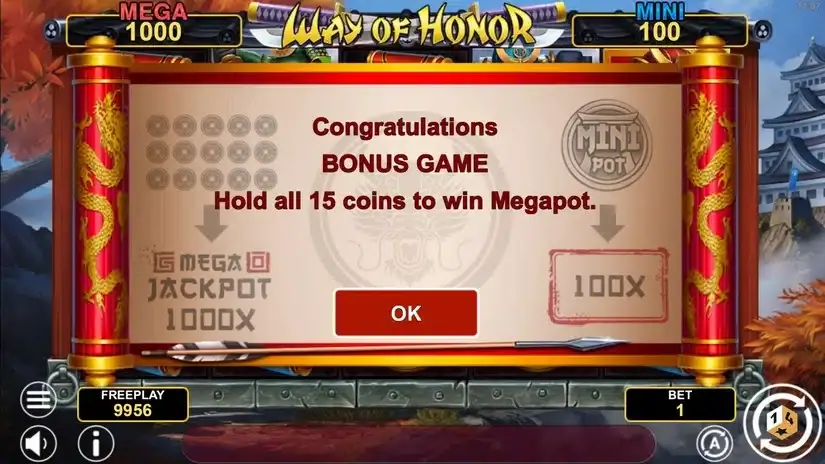 Way Of Honor Hold And Win slot screenshot 5