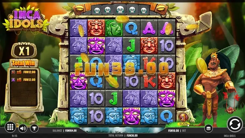Inca Idols slot screenshot 4