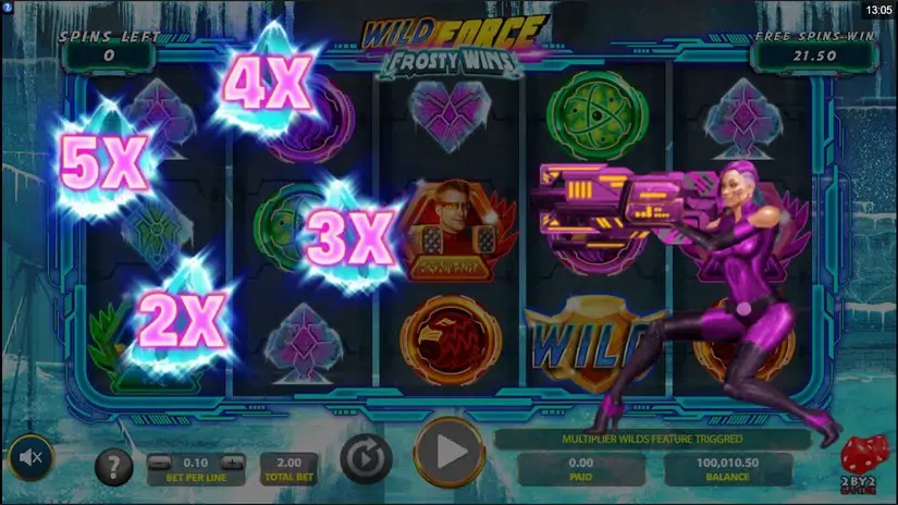 Wild Force Frosty Wins slot screenshot 5