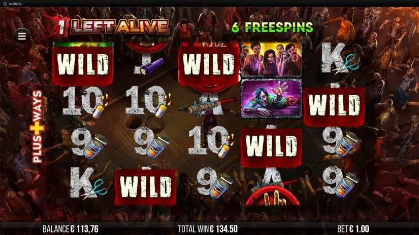 1 Left Alive slot screenshot 
