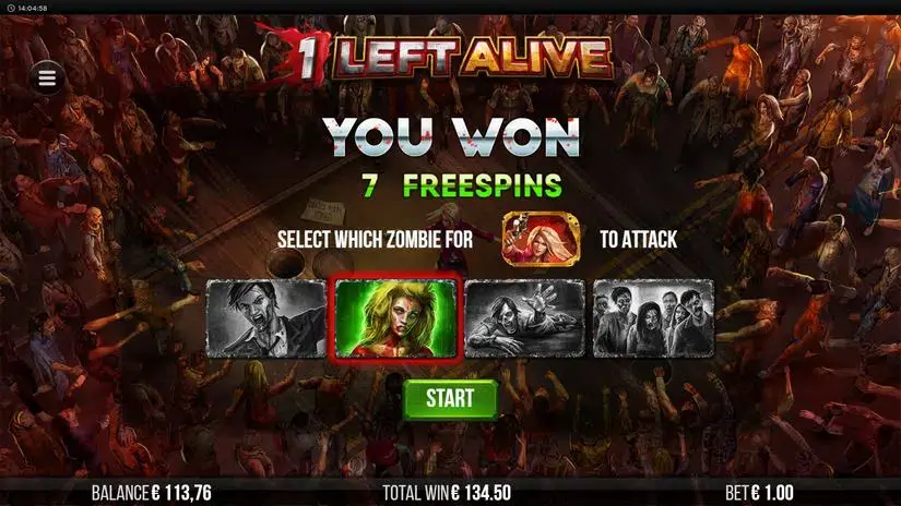 1 Left Alive slot screenshot 3