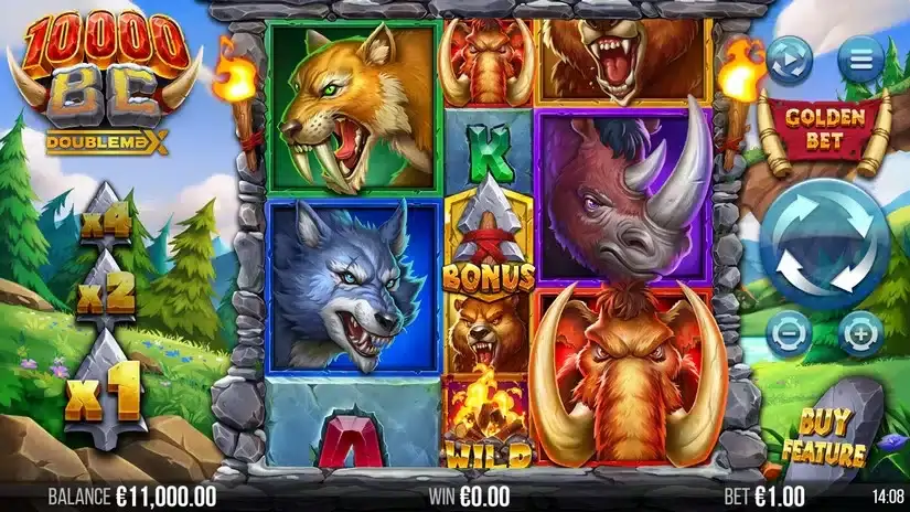10000 BC Doublemax slot screenshot 