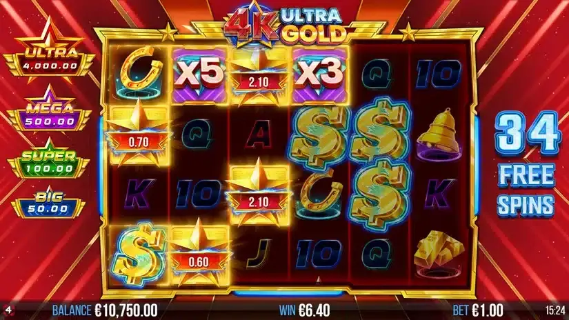 4K Ultra Gold slot screenshot 4