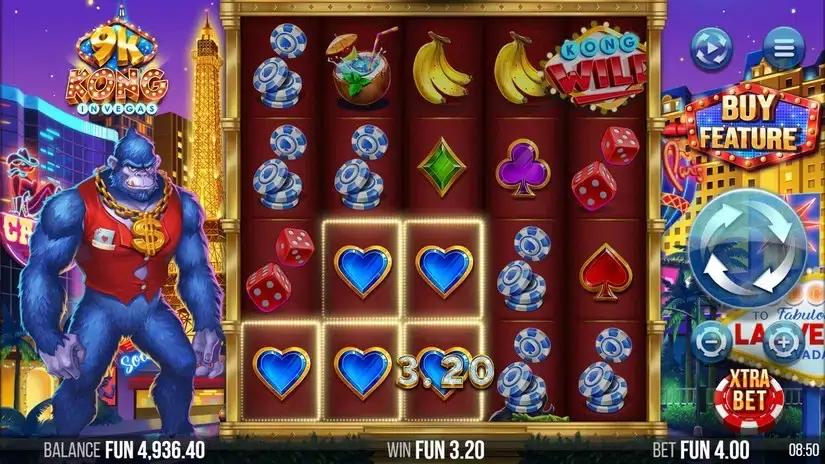 9k Kong in Vegas slot screenshot 2