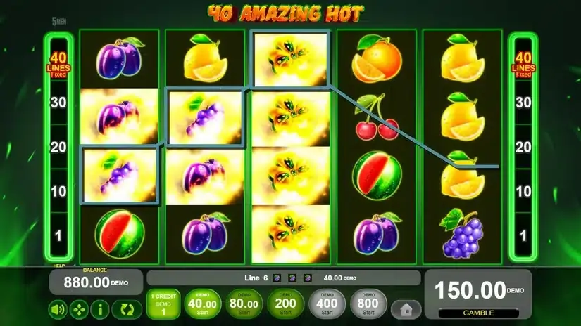 40 Amazing Hot slot screenshot 2