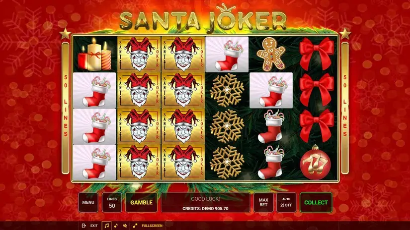 Santa Joker slot screenshot 3
