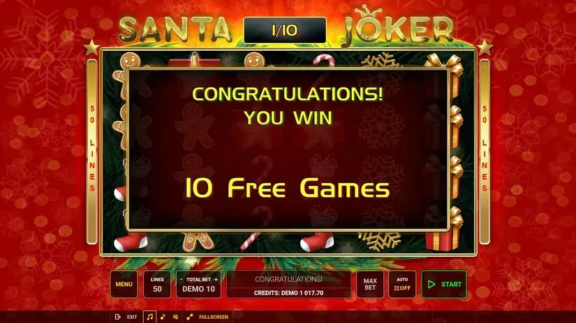 Santa Joker slot screenshot 5
