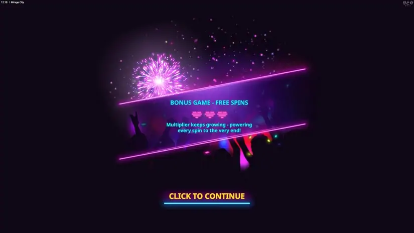 Mirage City slot screenshot 3