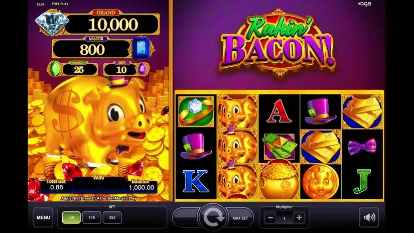 Rakin’ Bacon slot screenshot 1