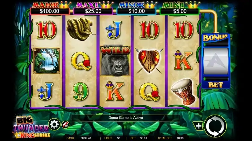 Big Thunder slot screenshot 1