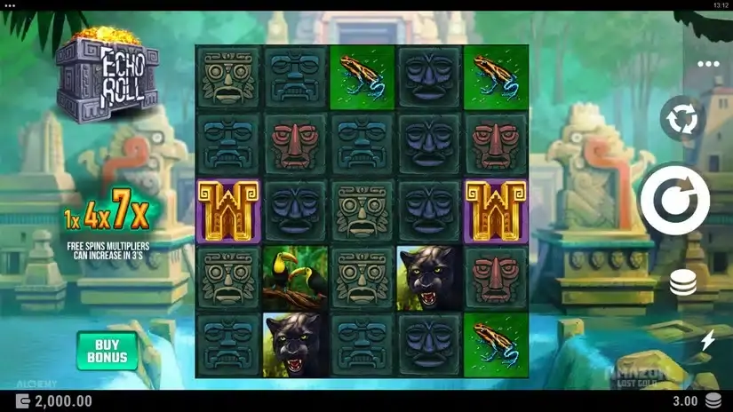 Amazon Lost Gold slot screenshot 