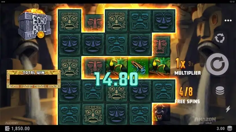 Amazon Lost Gold slot screenshot 5