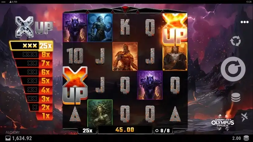 Chronicles of Olympus II – Hades slot screenshot 3