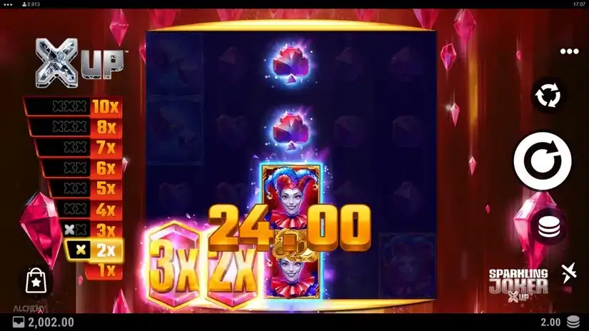 Sparkling Joker X UP slot screenshot 4