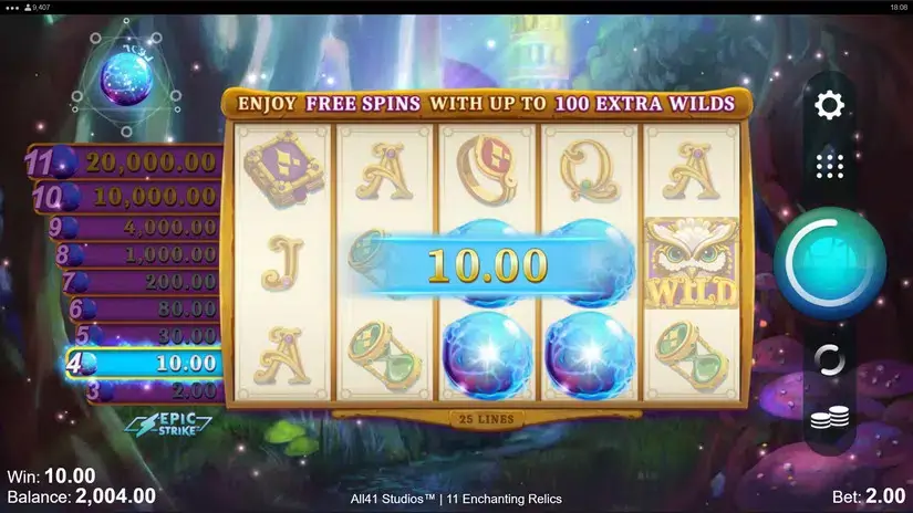 11 Enchanting Relics slot screenshot 2