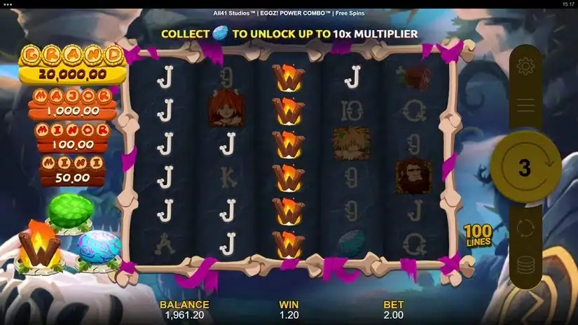 Eggz! POWER COMBO slot screenshot 3