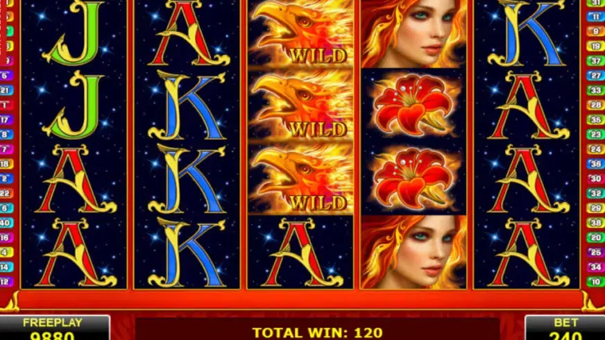 Arising Phoenix slot screenshot 