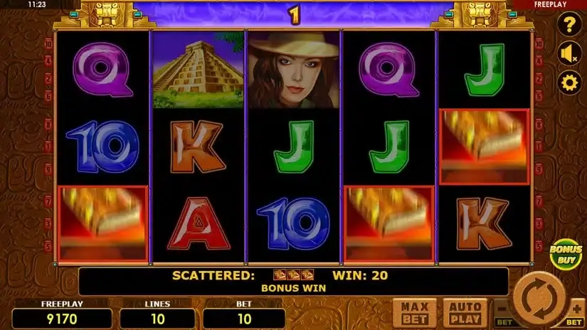 Book of Aztec Bonus Buy slot screenshot 3