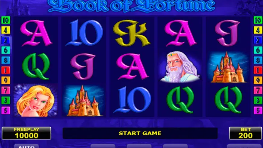 Book of Fortune slot screenshot 