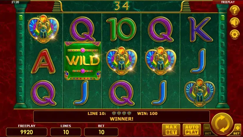 Book Of Pharao slot screenshot 3