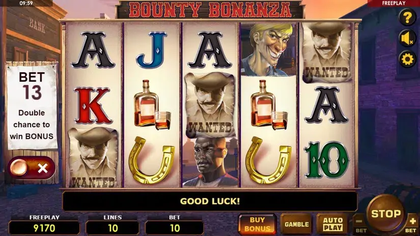 Bounty Bonanza slot screenshot 4