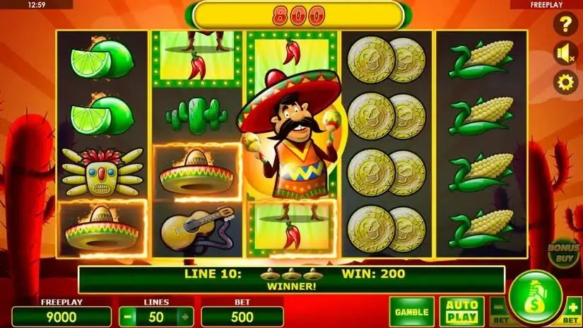 Chilli Willie slot screenshot 2
