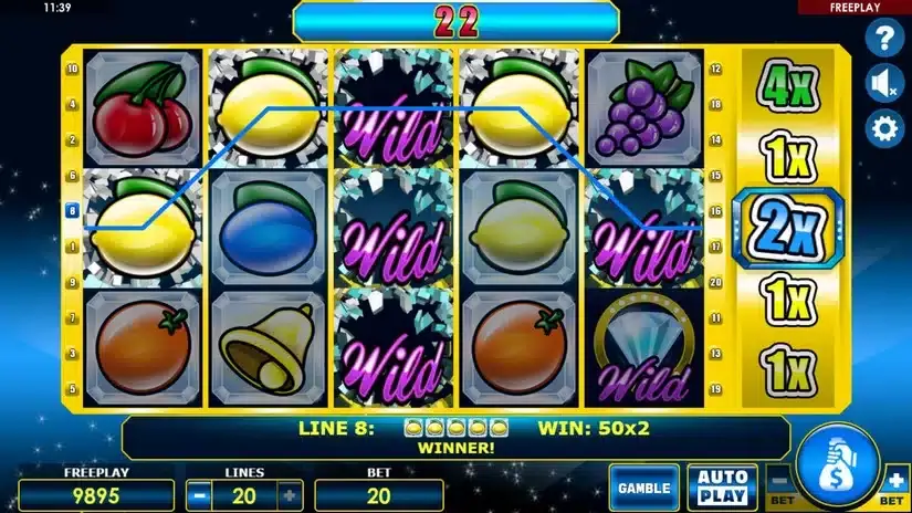 Crystal Fruits slot screenshot 3