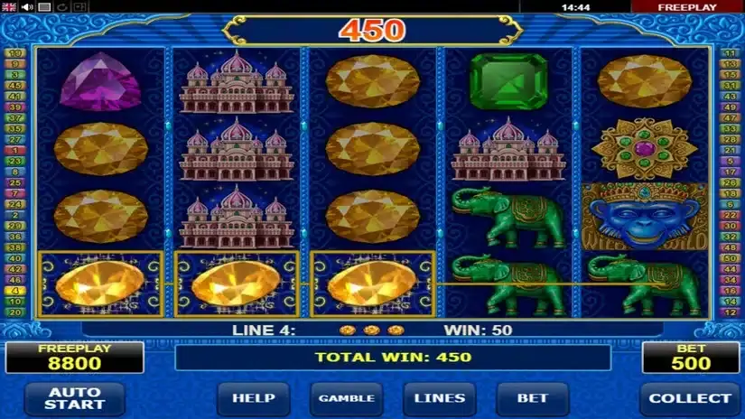 Diamond Monkey slot screenshot 2