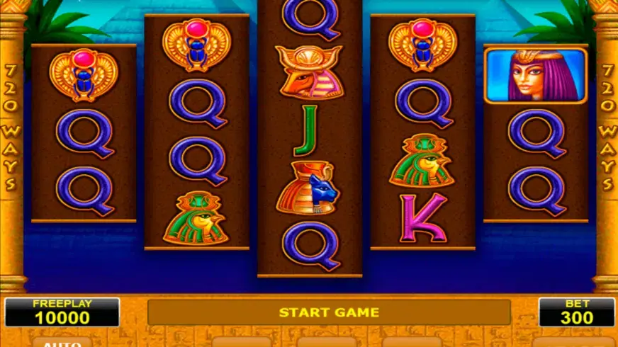 Eye of Ra slot screenshot 