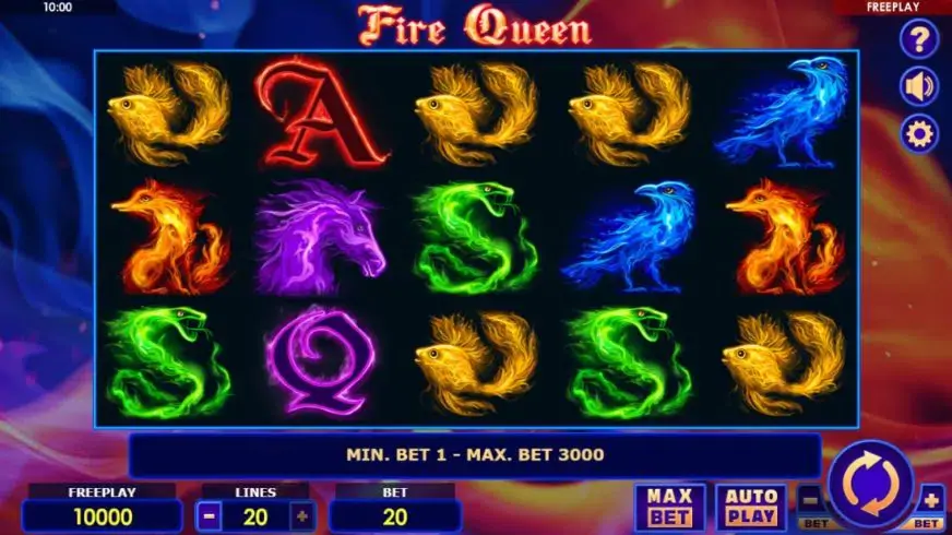 Fire Queen slot screenshot 1