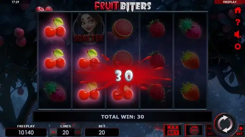 Fruit Biters slot screenshot 4