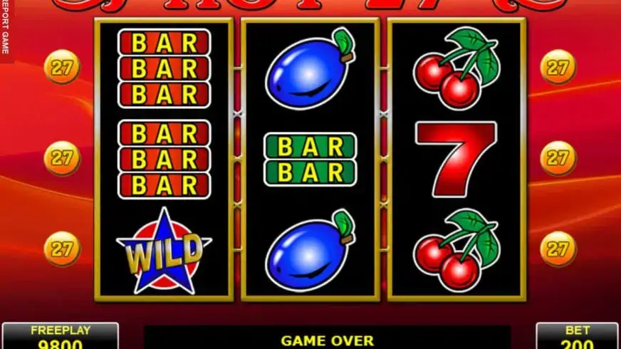 Hot 27 slot screenshot