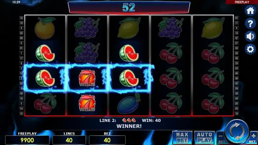 Hot 40 slot screenshot 2