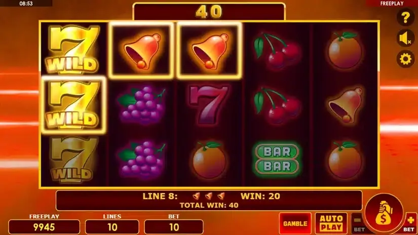 Lucky Golden 7 slot screenshot 