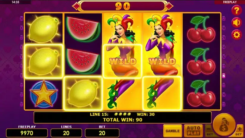 Lucky Joker 20 slot screenshot 5