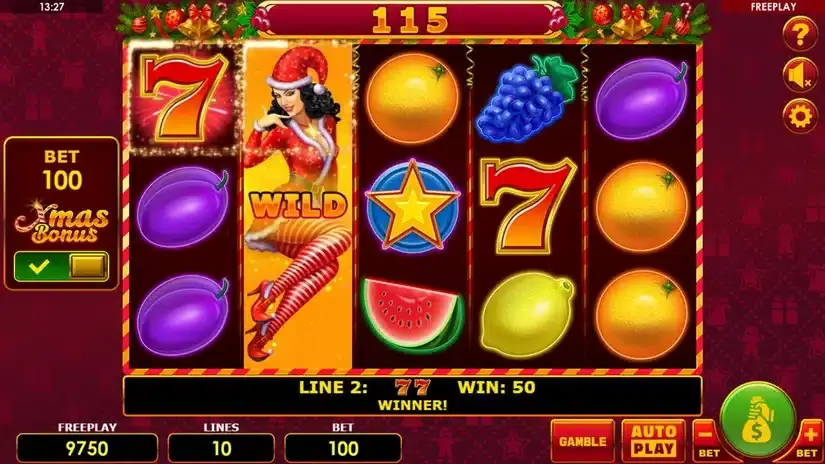 Lucky Joker Xmas slot screenshot 3