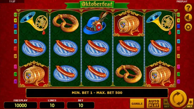 Oktoberfest slot screenshot 1