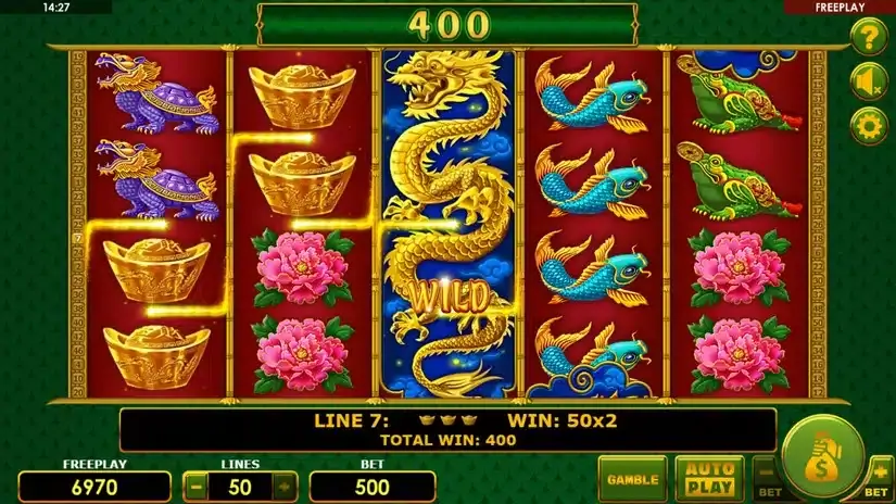 Plenty Dragons slot screenshot 