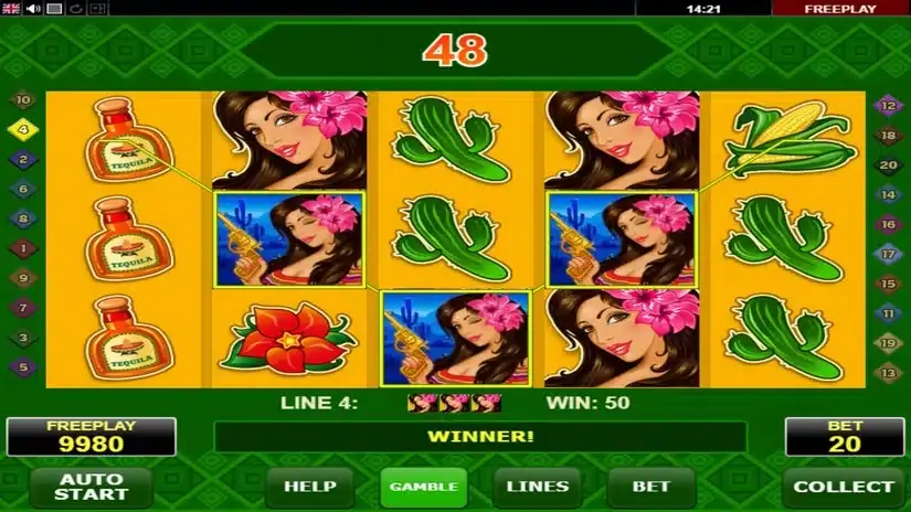 Red Chilli slot screenshot 2