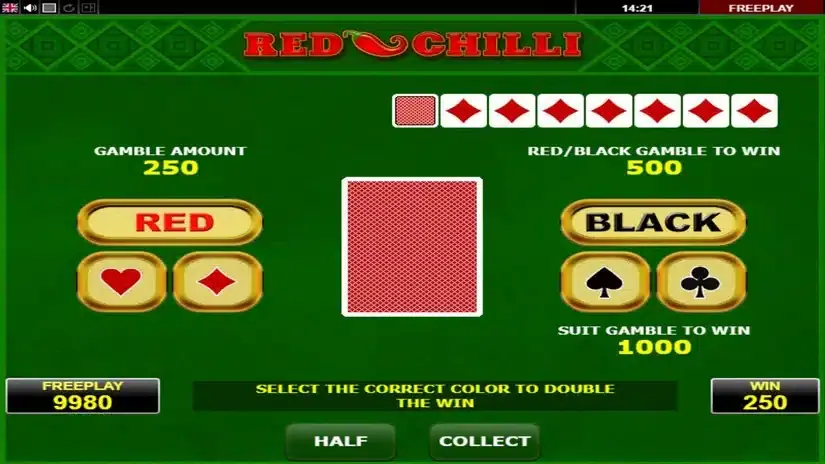 Red Chilli slot screenshot 3