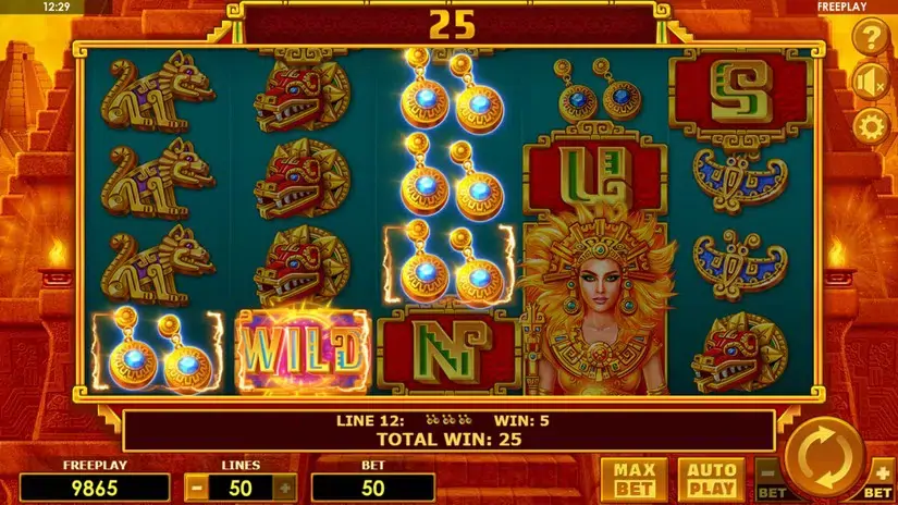 Sun Goddess slot screenshot 4