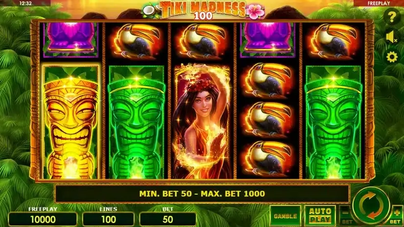 Tiki Madness 100 slot screenshot 1