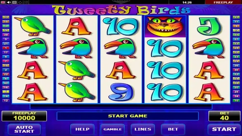 Tweety Birds slot screenshot 1
