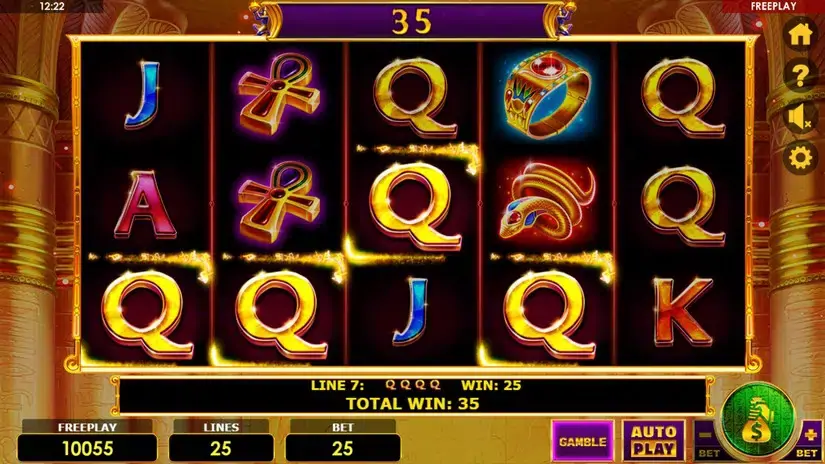 Wild Anubis slot screenshot 4
