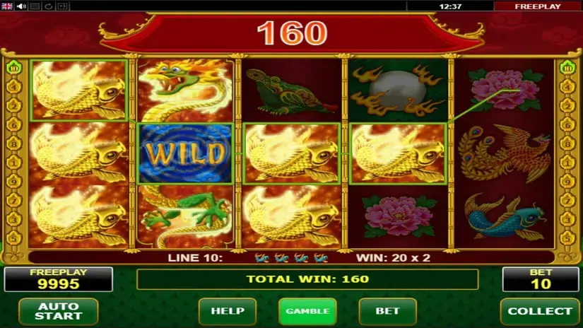 Wild Dragon slot screenshot 5