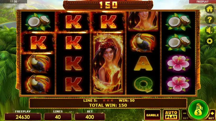 Wild Volcano slot screenshot 5