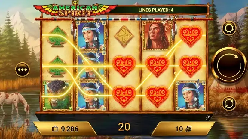 American Spirit slot screenshot 3